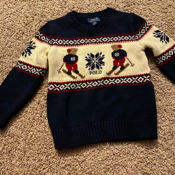Ralph Lauren Polo Bear Ski Sweater 